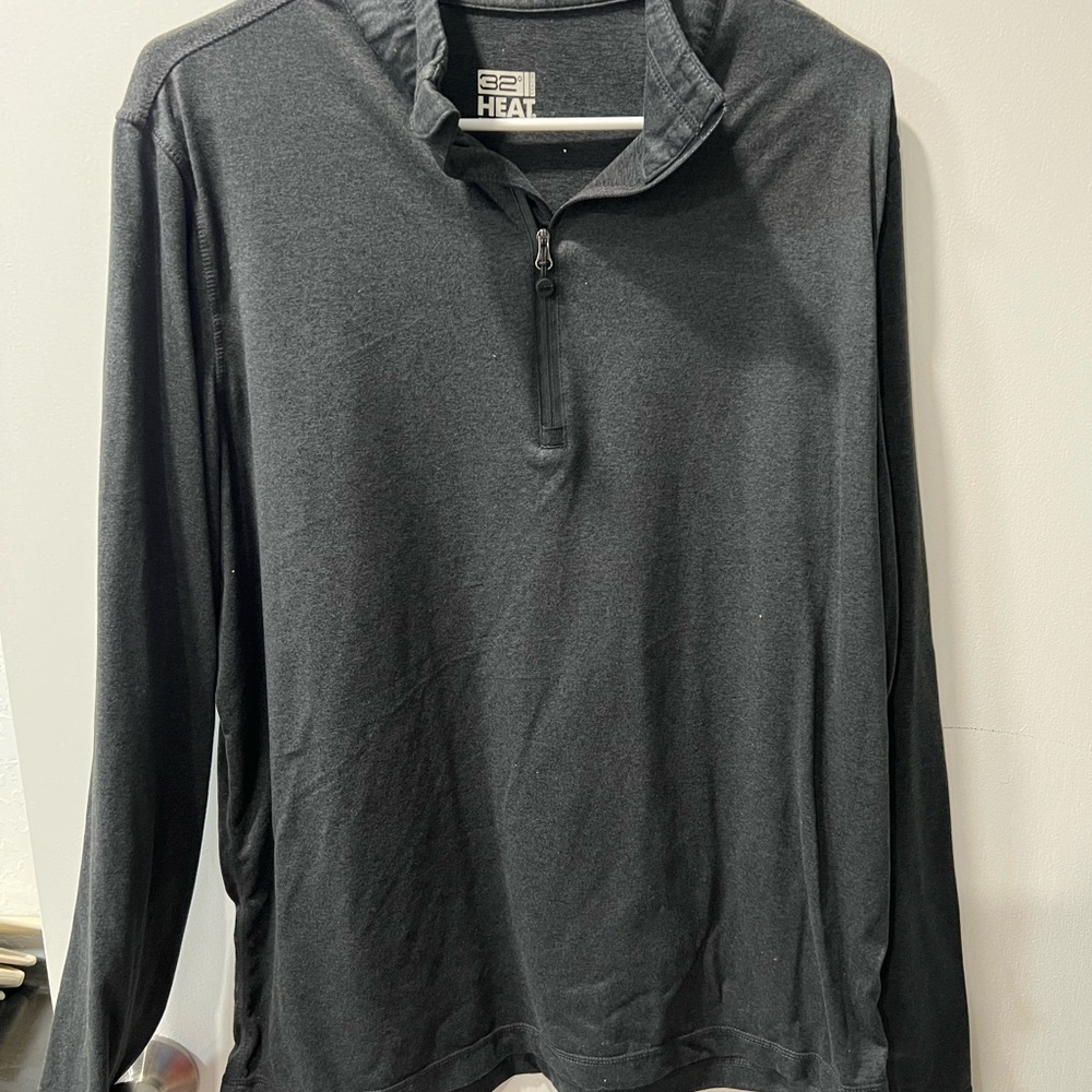 32 Degrees Men's Charcoal Pullover Hoodie